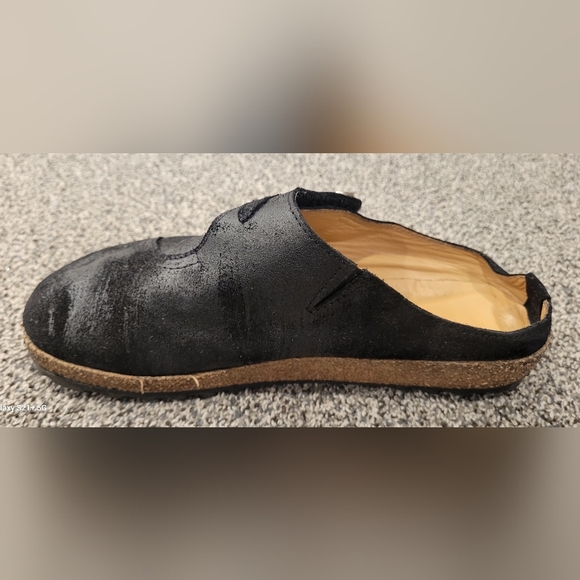 Haflinger Adventure in Black, Size 40  (US 9), Leather Ukraine Made Lagenlook - Picture 8 of 11